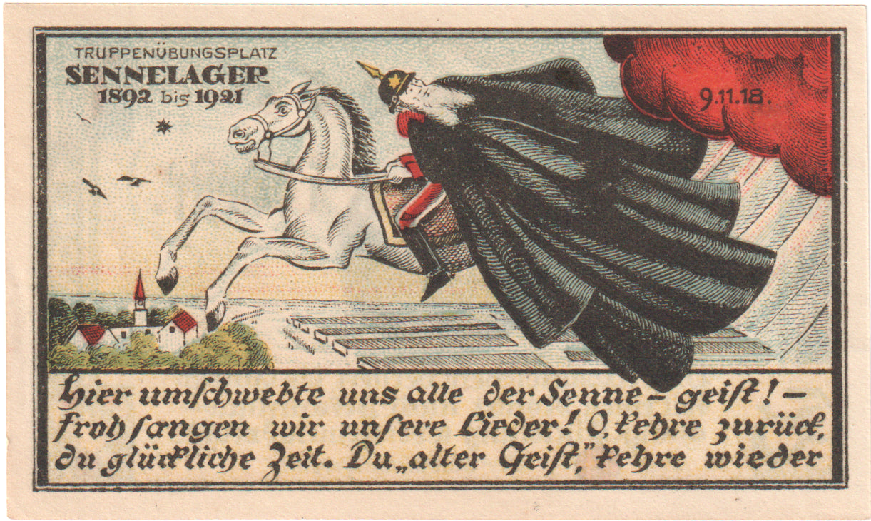 Geldschein, Deutschland, Neuhaus, 50 Pfennig, cavalier, 1921, 1921-11-01, UNZ