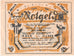 Geldschein, Deutschland, Neuhaus, 1 Mark, personnage, 1920, 1920-12-31, VZ+