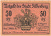 Geldschein, Deutschland, Silberberg, 50 Pfennig, paysage, 1921, 1921-10-01, UNZ