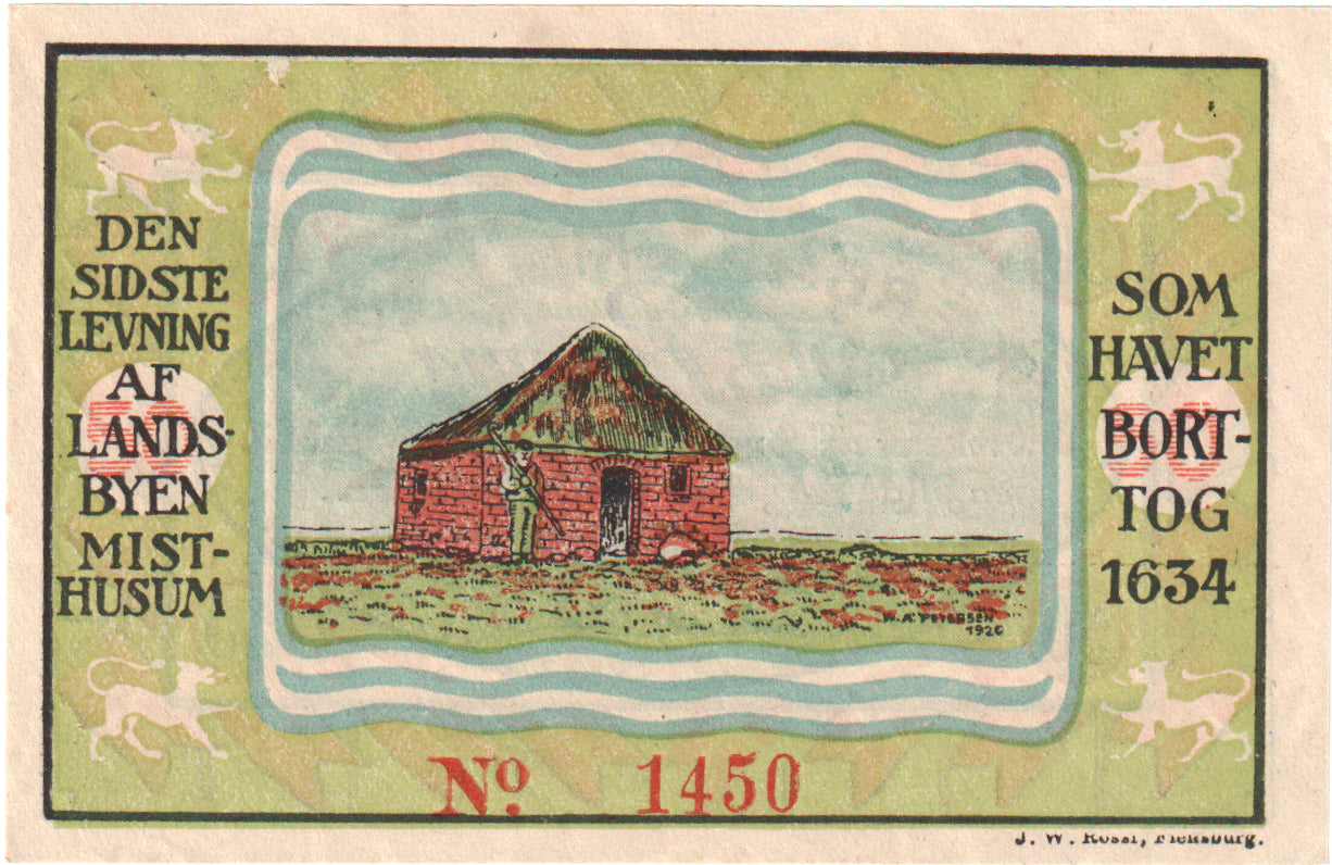 Geldschein, Deutschland, Scherrebeck Gemeinde, 50 Pfennig, mur, 1920