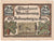 Geldschein, Deutschland, St Andreasberg, 25 Pfennig, oiseau, 1921, 1921-10-01