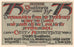 Geldschein, Deutschland, Oberammergau Gemeinde, 75 Pfennig, squelette 4, 1921