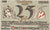 Banconote, Germania, Oberammergau Gemeinde, 25 Pfennig, paysage 4, 1921