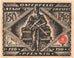 Nota, Alemanha, Osterfeld, 150 Pfennig, personnage, 1921, 1921-12-15