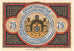 Banconote, Germania, Osnabruck, 75 Pfennig, personnage 3, 1921, SPL, Mehl:1032.1