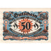 Banconote, Germania, Kahla, 50 Pfennig, nativité, 1921, 1921-12-31, SPL