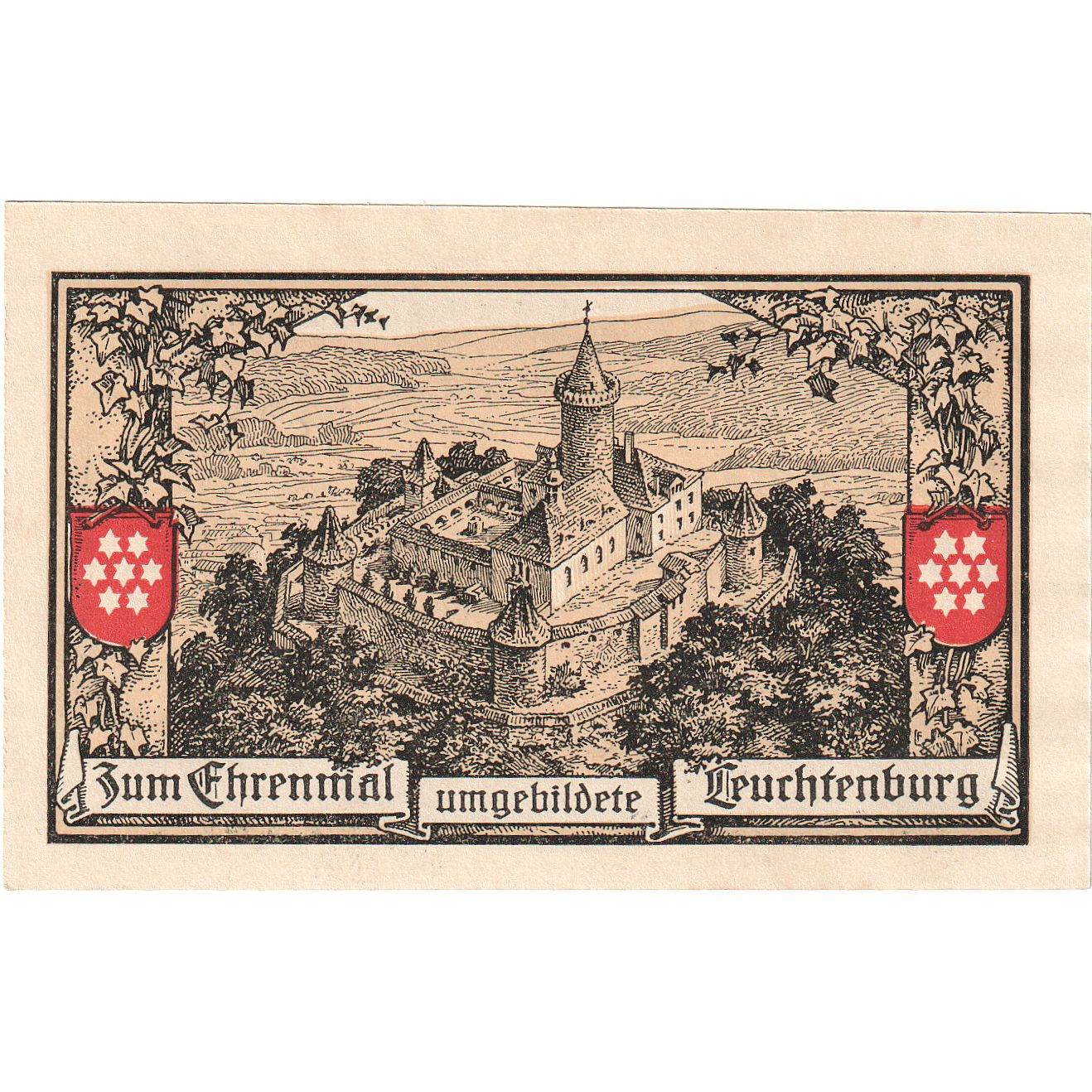 Banconote, Germania, Kahla, 50 Pfennig, chateau 1, 1921, 1921-12-31, SPL