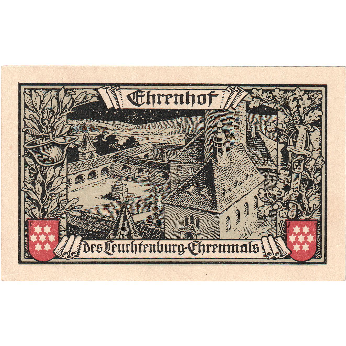 Banconote, Germania, Kahla, 75 Pfennig, château, 1921, 1921-12-31, SPL