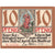Banconote, Germania, Kahla, 10 Pfennig, personnage, 1921, SPL, Mehl:668.1a
