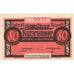 Geldschein, Deutschland, Kurzenmoor, 80 Pfennig, patineur, 1921, 1921-12-31