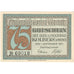 Banconote, Germania, Kolberg, 75 Pfennig, saline, 1921, 1921-09-01, SPL