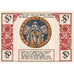 Banconote, Germania, Köslin Stadt, 50 Pfennig, Monument, 1921, SPL, Mehl:735.1