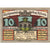 Banconote, Germania, Kösen, Bad, 10 Pfennig, Ecusson 1, 1921, 1921-06-01, SPL