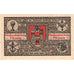 Banconote, Germania, Königswinter, 75 Pfennig, château, 1921, 1921-07-15, FDS