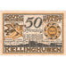 Banknot, Niemcy, Kellinghusen, 50 Pfennig, ange, 1921, UNC(63), Mehl:688.2
