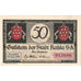 Banconote, Germania, Kahla, 50 Pfennig, personnage, 1921, 1921-08-15, SPL