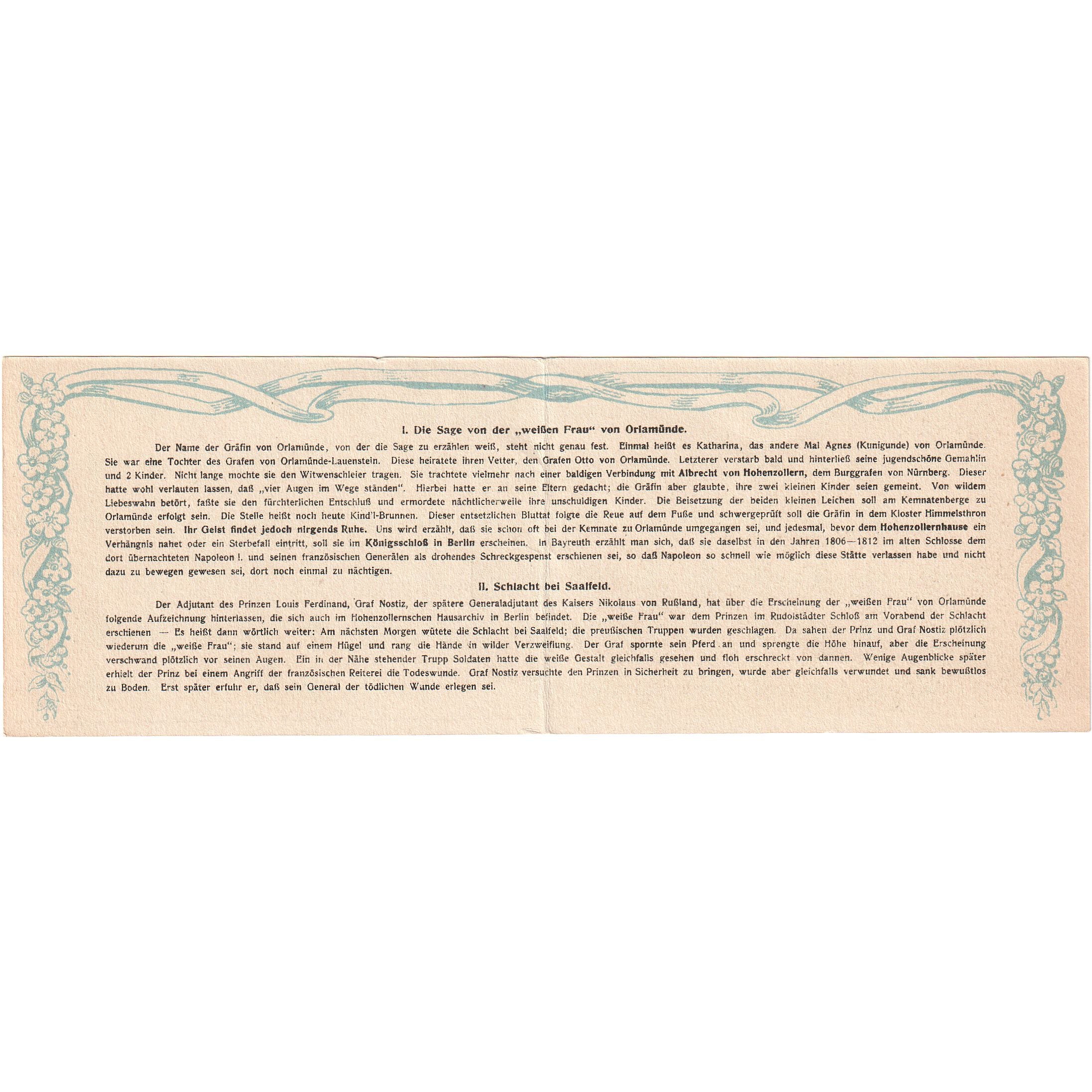 Banknot, Niemcy, Orlamunde Stadt, 25 Pfennig, Texte, 1921, 1921-09-02