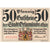 Geldschein, Deutschland, Orlamunde Stadt, 50 Pfennig, personnage, 1921