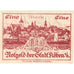Geldschein, Deutschland, Köben a. O, 1 Mark, village, 1920, 1920-12-24, VZ+