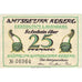 Billete, Alemania, Koberg, 25 Pfennig, paysage, O.D, UNC, Mehl:713.2a