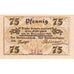 Billete, Alemania, Klein-Nordende-Lieth, 75 Pfennig, personnage, 1921