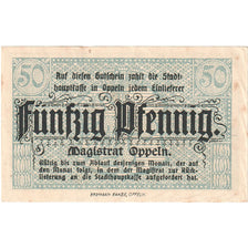 Banknote, Germany, OPPELN, 50 Pfennig, place, UNC(63), Mehl:O22.5d