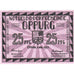 Banconote, Germania, Oppurg, 25 Pfennig, pont, 1921, 1921-08-01, FDS