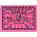Geldschein, Deutschland, Oppurg, 50 Pfennig, maison 1, 1921, 1921-08-01, UNZ