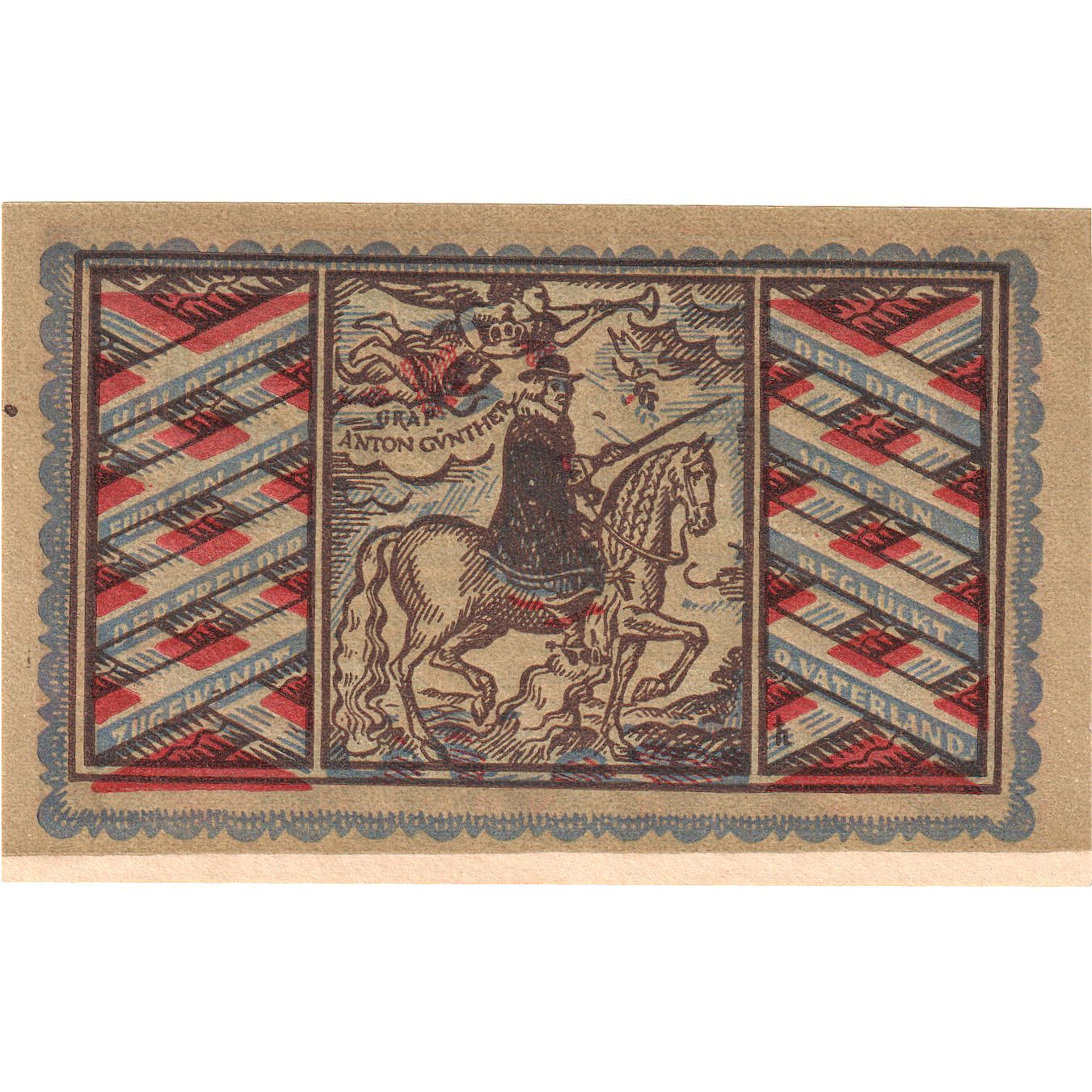 Banconote, Germania, Oldenburg i.O. Handelskammer, 50 Pfennig, cavalier, 1921