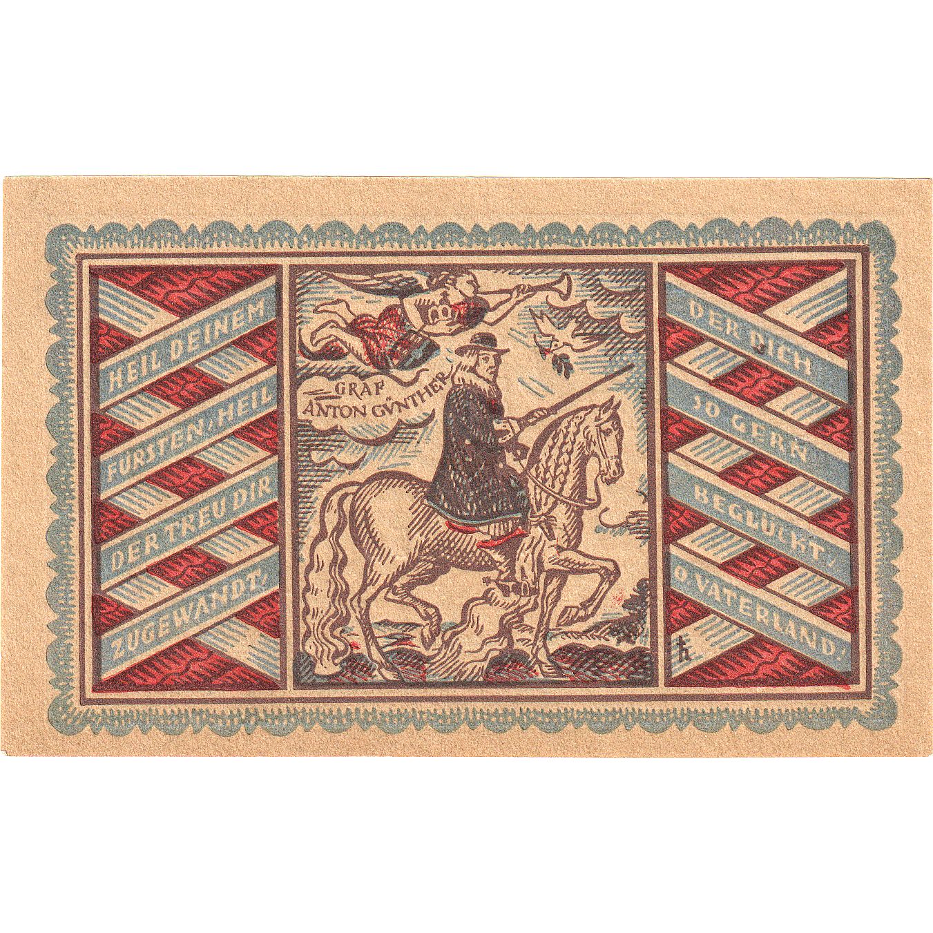 Banconote, Germania, Oldenburg i.O. Handelskammer, 50 Pfennig, cavalier 1, 1921