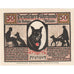 Geldschein, Deutschland, Oldenburg, 50 Pfennig, personnage, 1921, UNZ-