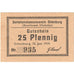 Banknote, Germany, Ortenburg, 25 Pfennig, texte 1, 1919, 1919-06-15, UNC(63)