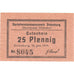 Geldschein, Deutschland, Ortenburg, 25 Pfennig, Texte 3, 1919, 1919-06-15, UNZ-