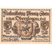Banknot, Niemcy, Oberglogau, 75 Pfennig, maison 1, 1921, 1921-07-01, UNC(63)