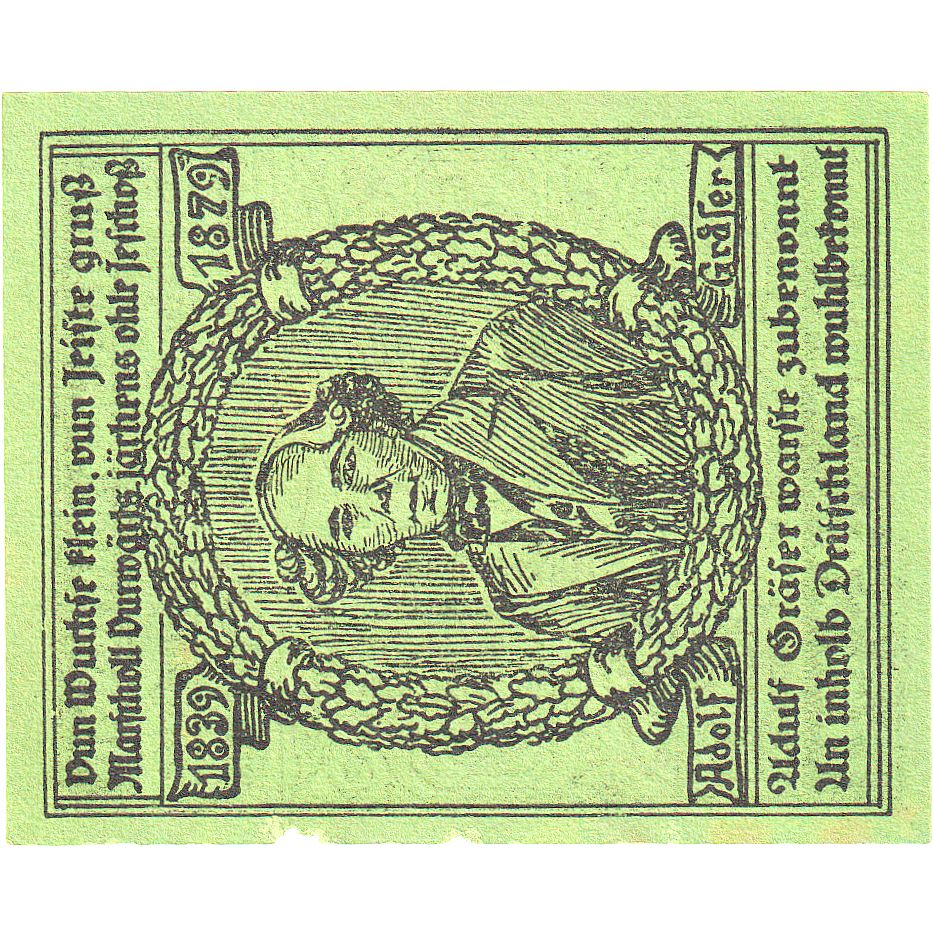 Alemanha, Oberheldrungen, 50 Pfennig, 1921-03-20, AU(55-58)