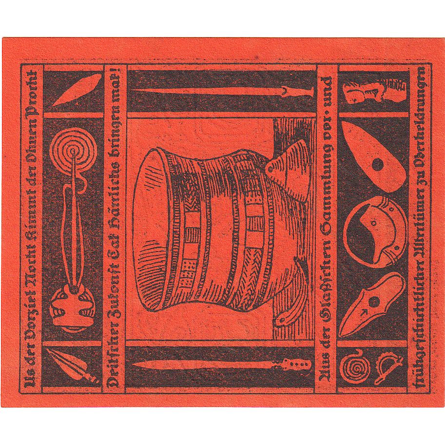 Banknot, Niemcy, Oberheldrungen, 50 Pfennig, poterie, 1921, 1921-03-20