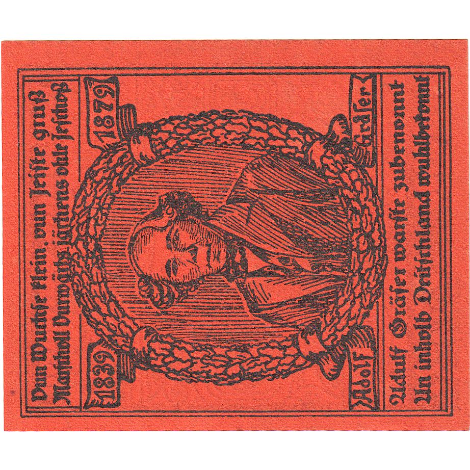Deutschland, Oberheldrungen, 50 Pfennig, 1921-03-20, UNZ