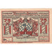 Banknot, Niemcy, Naugard, 75 Pfennig, manoir 2, O.D, UNC(63), Mehl:923.1