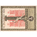 Banconote, Germania, Hamburg, 1 Mark, Ecusson, 1921, 1921-08-12, FDS, Mehl:539.1
