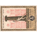 Banknot, Niemcy, Hamburg, 1 Mark, Statue 1, 1921, 1921-08-12, UNC(65-70)
