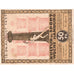 Geldschein, Deutschland, Hamburg, 50 Pfennig, bateau, 1921, 1921-08-12, UNZ
