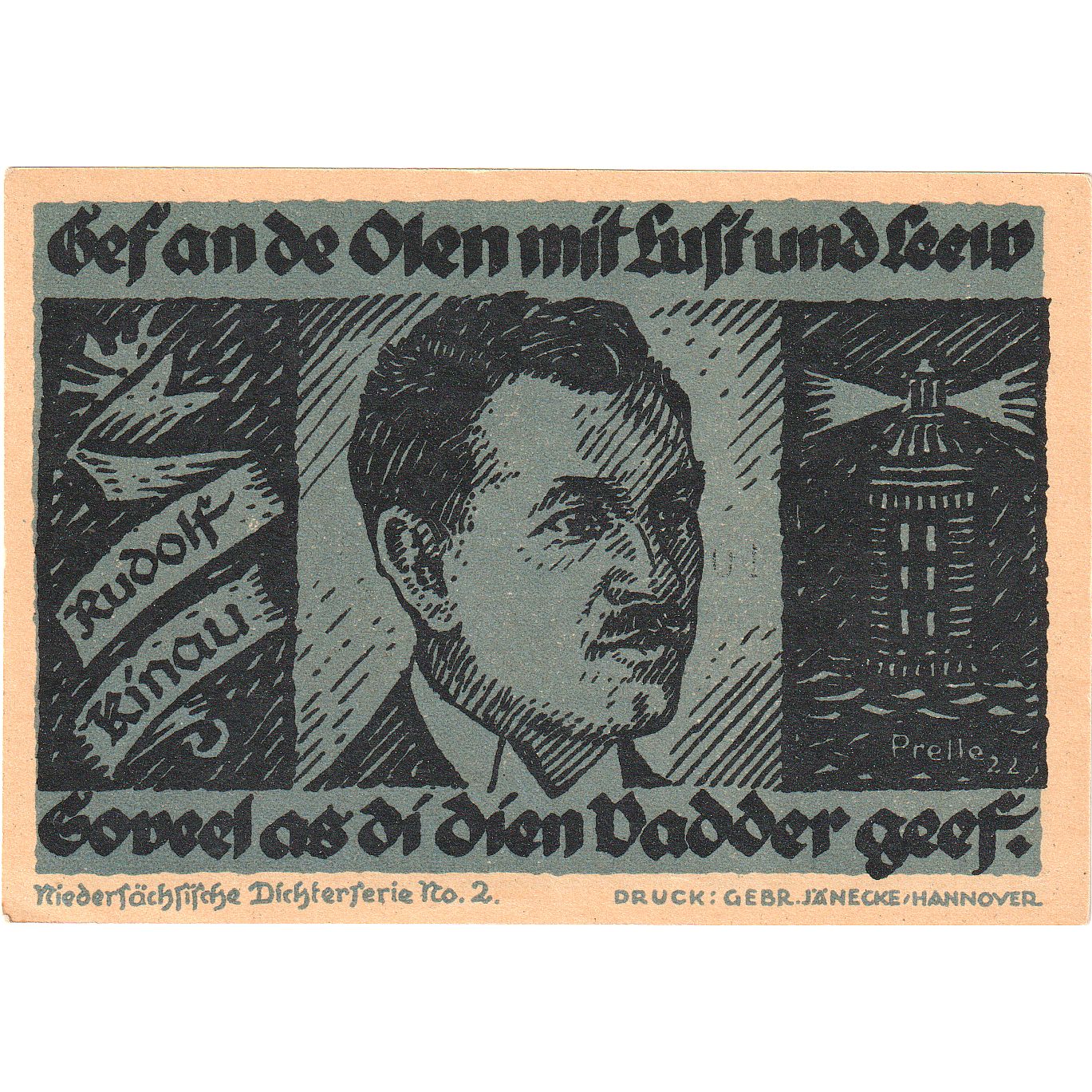 Banknot, Niemcy, Hannover, 10 Mark, portrait, 1922, 1922-02-01, UNC(63)