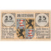 Geldschein, Deutschland, Hildburghausen, 25 Pfennig, paysage, O.D, UNZ