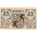 Geldschein, Deutschland, Hildburghausen, 25 Pfennig, Ecusson, O.D, UNZ