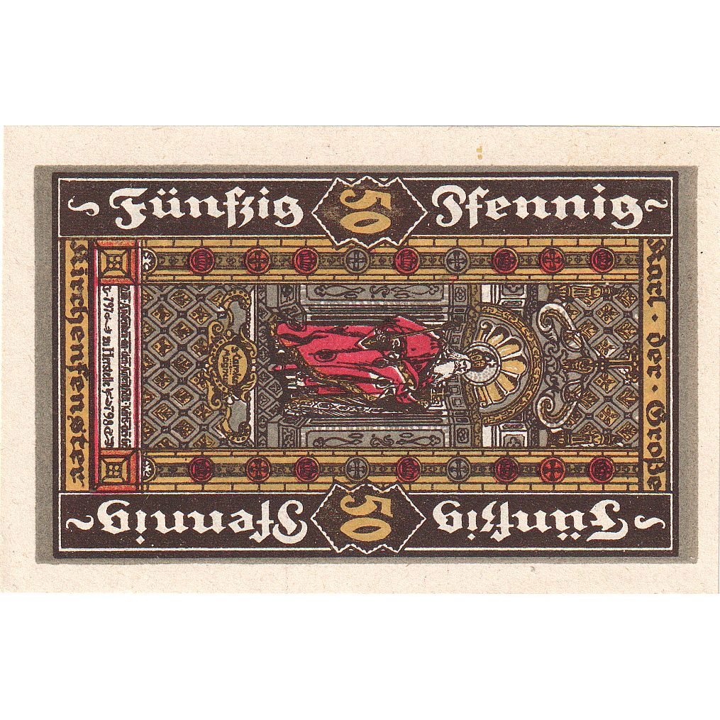 Geldschein, Deutschland, Herstelle, 50 Pfennig, personnage, 1921, 1921-11-01