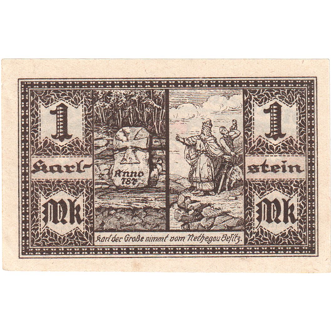 Geldschein, Deutschland, Herstelle, 1 Mark, personnage, 1921, 1921-11-01, UNZ