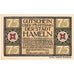 Geldschein, Deutschland, Hameln Stadt, 75 Pfennig, tour, 1921, 1921-09-01, UNZ