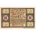 Banconote, Germania, Hameln Stadt, 75 Pfennig, village, 1921, 1921-09-01, FDS