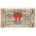 Geldschein, Deutschland, Hoyer, 1 Mark, bateau, 1920, 1920-04-10, UNZ