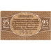 Banconote, Germania, Bonn, 25 Pfennig, personnage, 1920, SPL, Mehl:74.6b